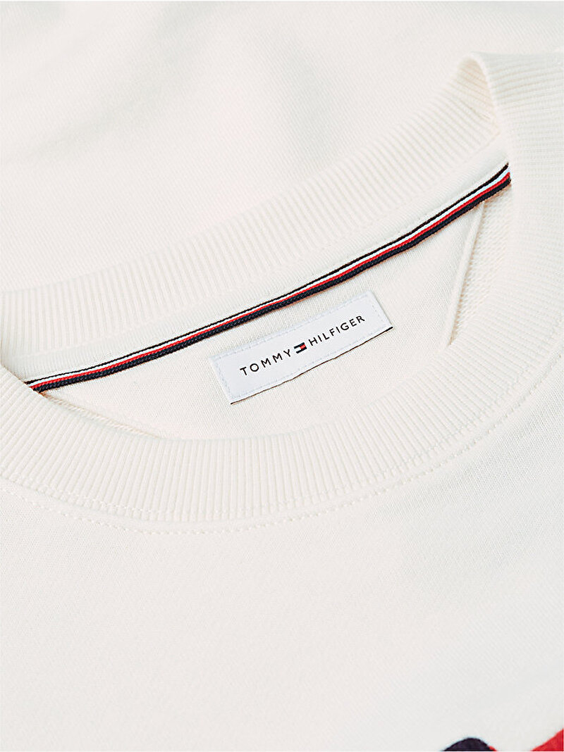 Erkek RWB Main Flag Terry Sweatshirt Beyaz MW0MW43383Z00