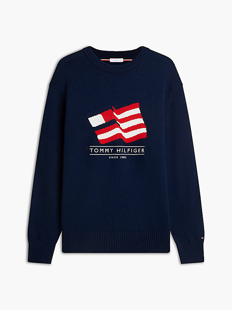 Erkek Rwb Crew Neck Kazak Lacivert MW0MW43386DCC