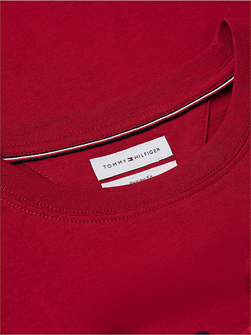 Erkek RWB Main Flag Regular T-shirt Kırmızı MW0MW43387XIT