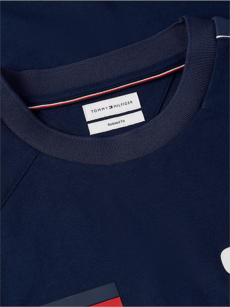 Erkek Countries Relaxed T-shirt Lacivert MW0MW43897DCC