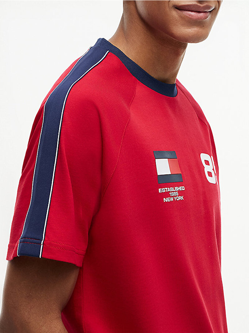 Erkek Countries Relaxed T-shirt Kırmızı MW0MW43897XLD