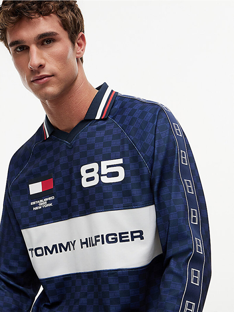 Erkek Countries Pique Sweatshirt Lacivert MW0MW43901DCC