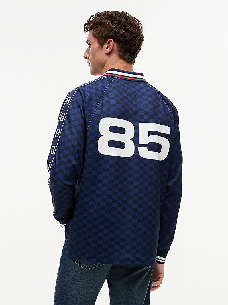 Erkek Countries Pique Sweatshirt Lacivert MW0MW43901DCC