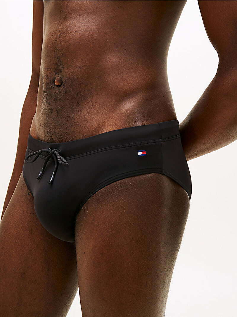 Erkek Knitted Brief Swim Slip Mayo Siyah UM0UM03726BDS