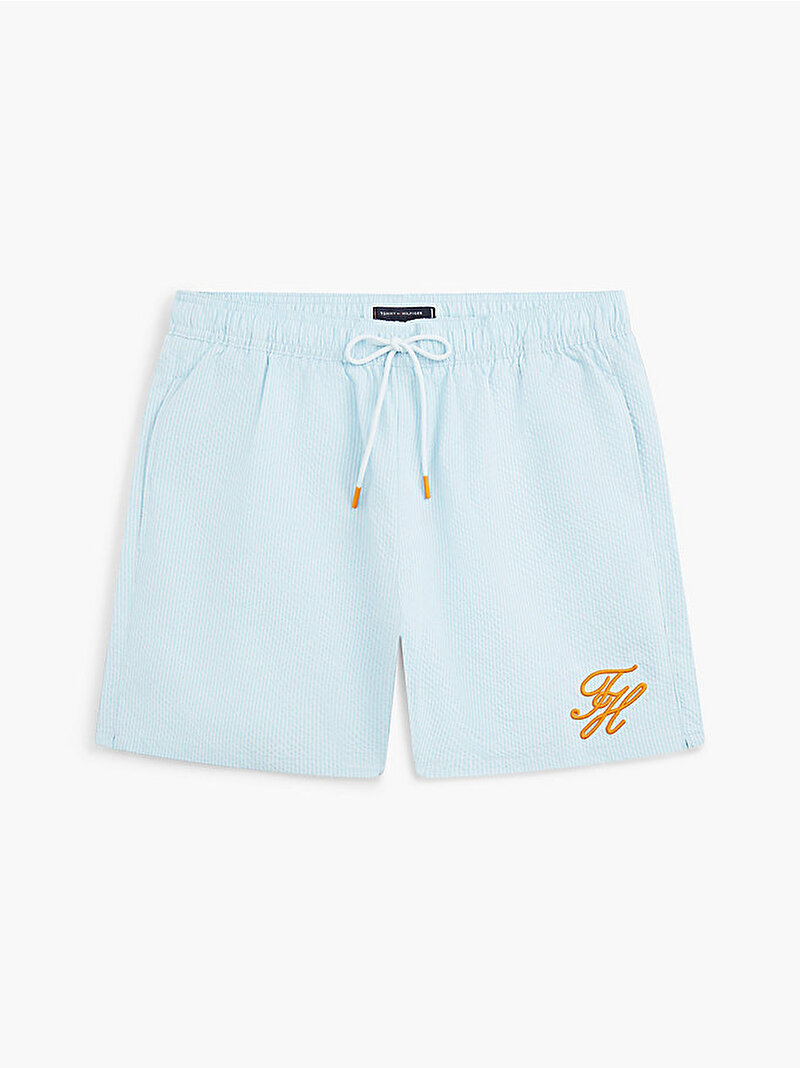 Erkek Medium Drawstring Deniz Şortu Mavi UM0UM037500YH