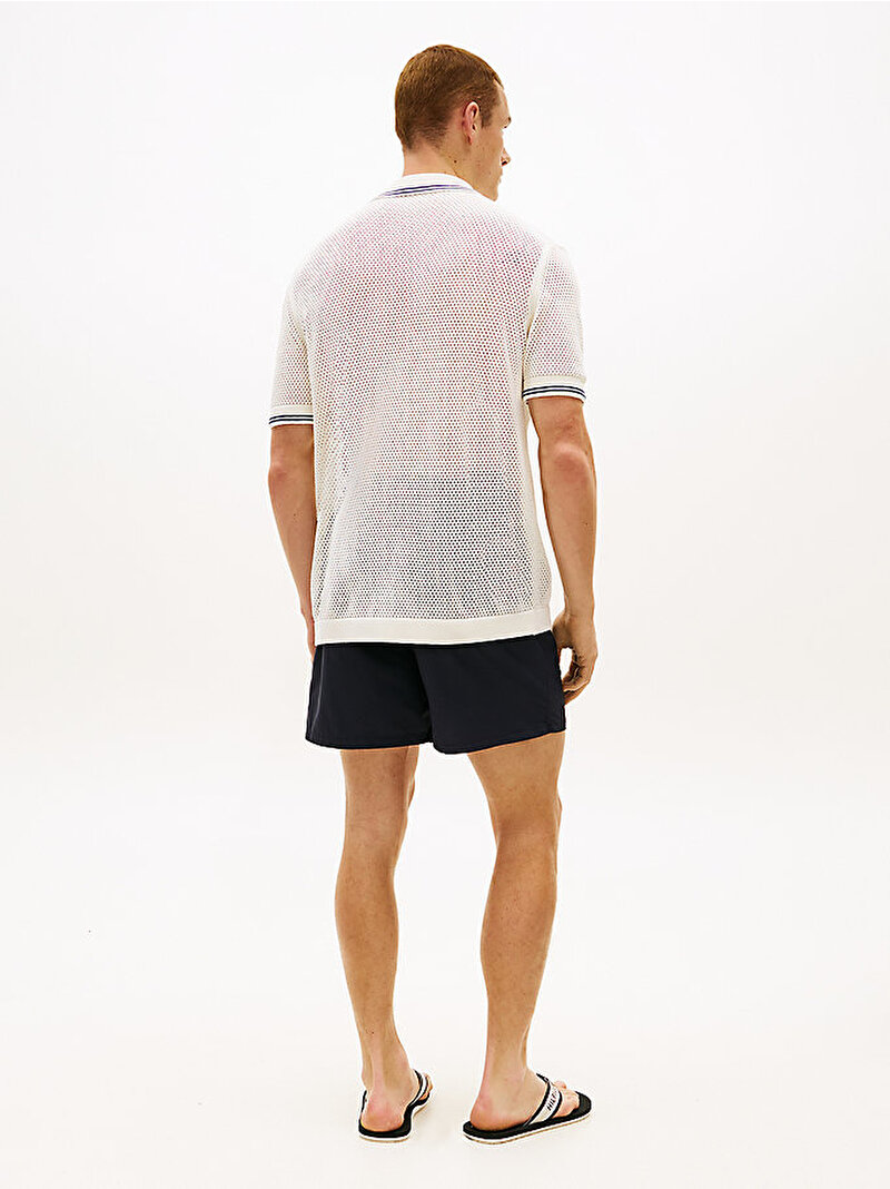Erkek Open Knit Gömlek Beyaz UM0UM03824Z00
