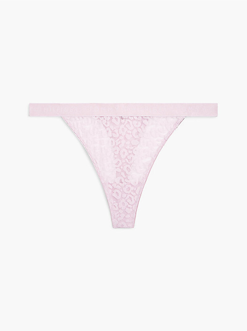Kadın Leopard Tanga Mor UW0UW06348TR7
