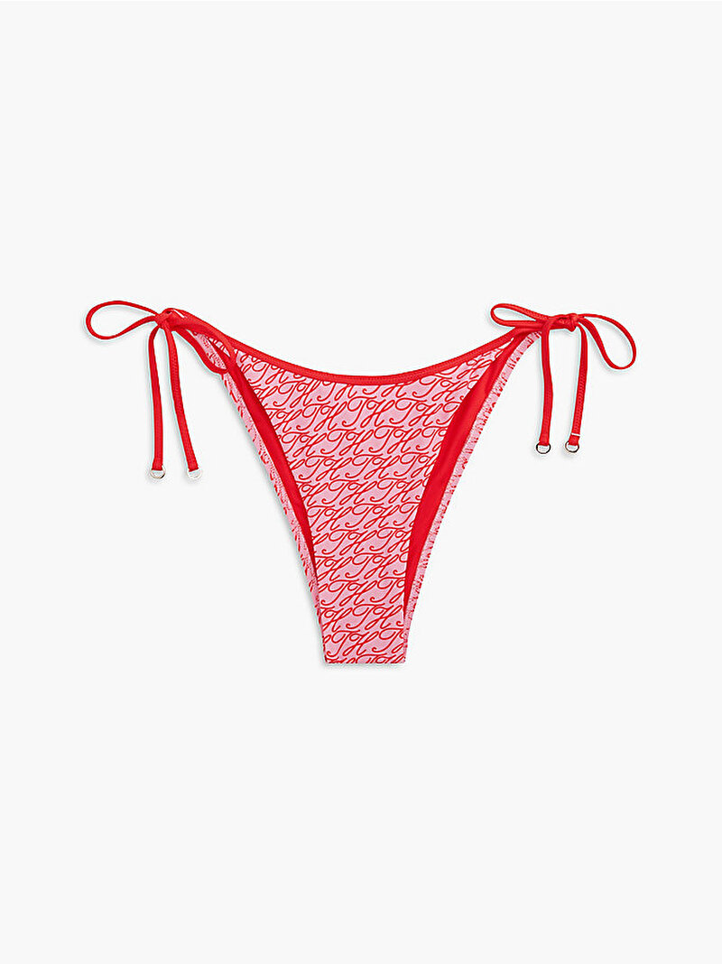 Kadın Side Tide Print Bikini Altı Pembe UW0UW064490JZ