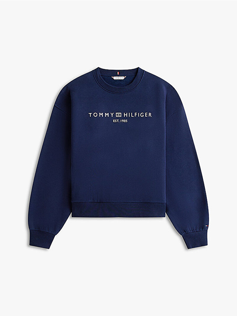 Kadın Corp Logo Moder Sweatshirt Lacivert WW0WW47831C1G