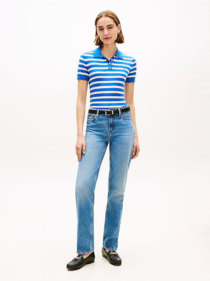 Kadın Light Layering Kazak Mavi WW0WW485030ZA