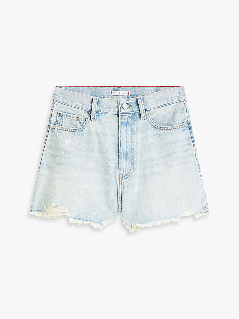 Kadın Denim Eve Mini Flare Şort Siyah WW0WW495781AA
