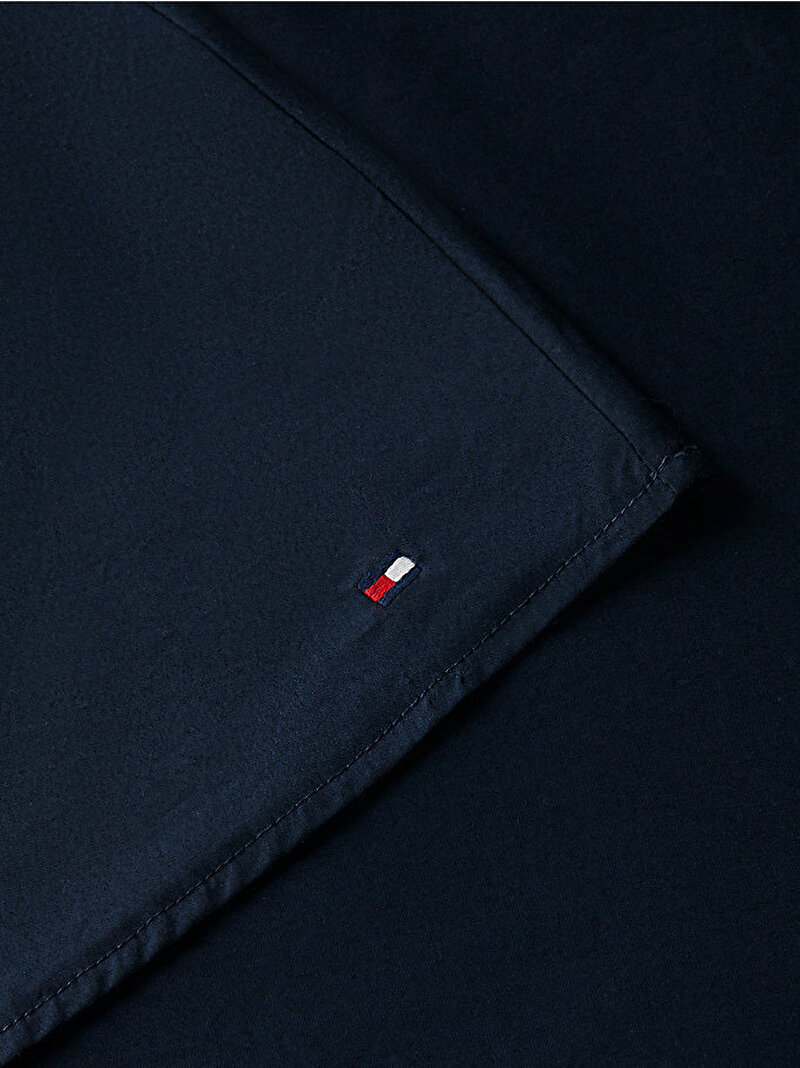 Kadın Gold Button Poplin Elbise Lacivert WW0WW49628C1G