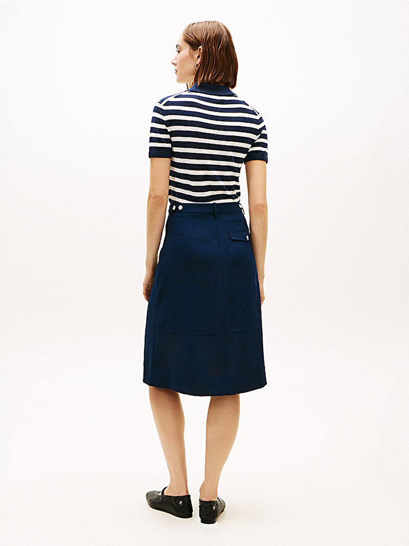Kadın Tailored Utility Etek Lacivert WW0WW49673C1G