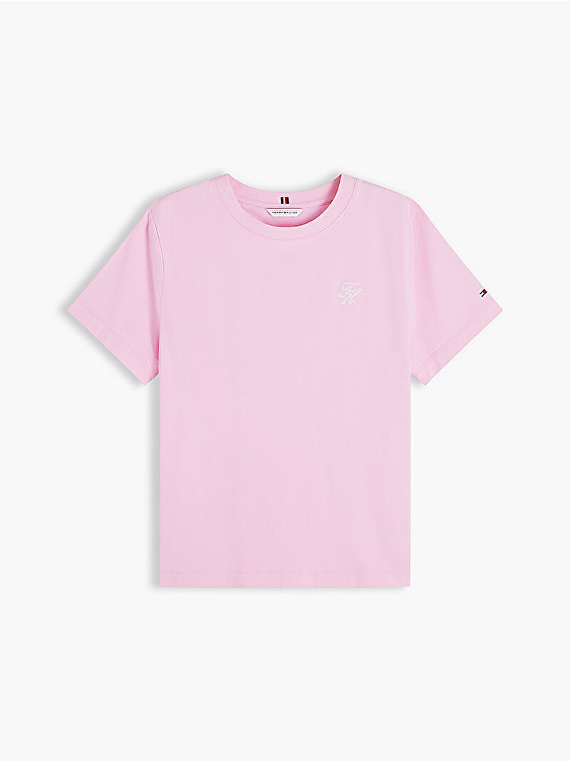 Kadın TH Regular T-shirt Pembe WW0WW49941TOL