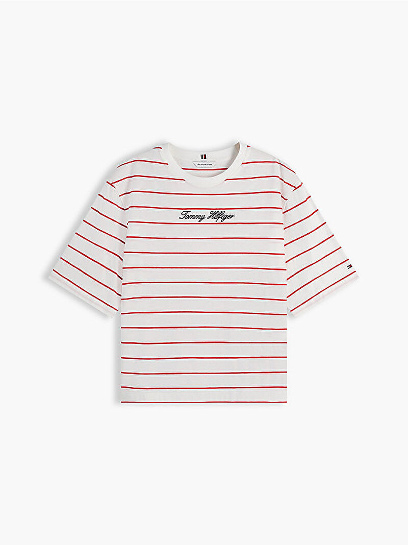Kadın Classic Trape T-shirt Kırmızı WW0WW509480E1