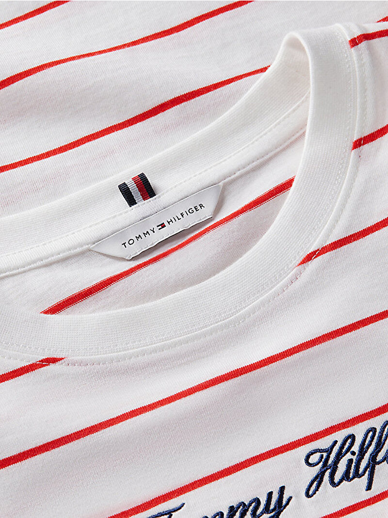 Kadın Classic Trape T-shirt Kırmızı WW0WW509480E1