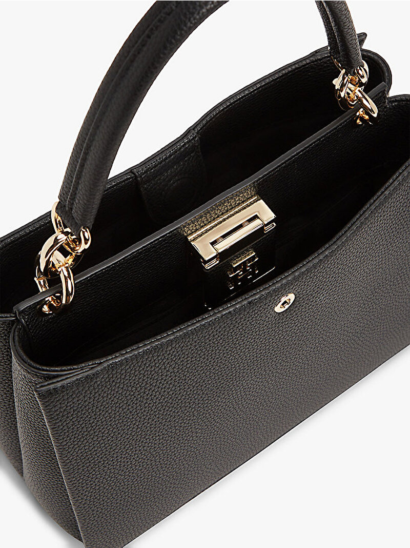 Kadın TH Her Med Satchel Çanta Siyah AW0AW17191BDS