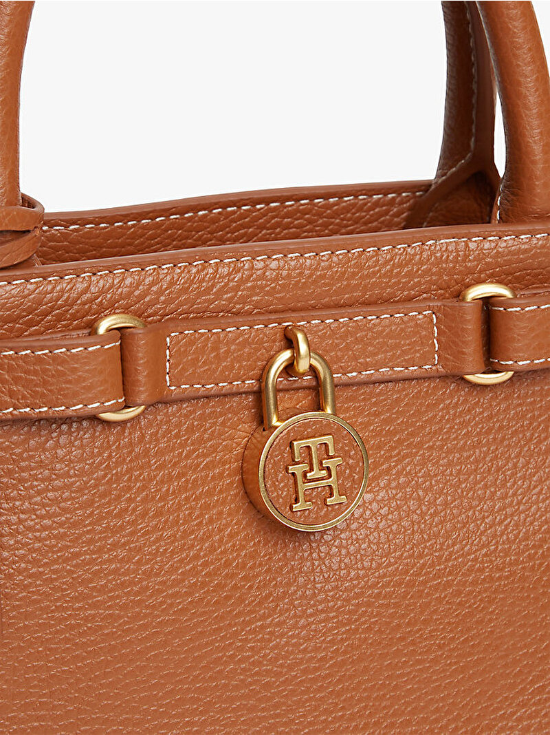 Kadın American Icon Mini Tote Çanta Kahverengi AW0AW17926GB8