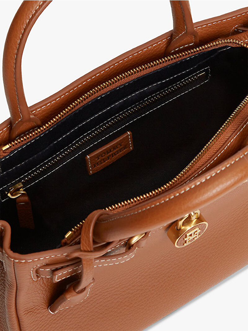 Kadın American Icon Mini Tote Çanta Kahverengi AW0AW17926GB8