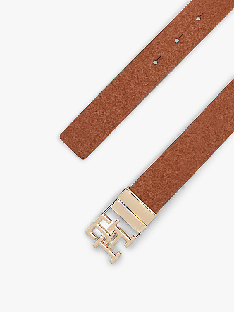 Kadın TH Logo 3.0 Reversible Kemer Mavi AW0AW18019GB8