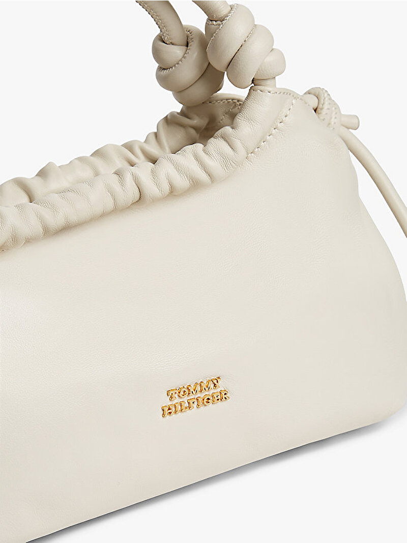 Kadın TH Soft Leather Çapraz Çanta Bej AW0AW18369AEO