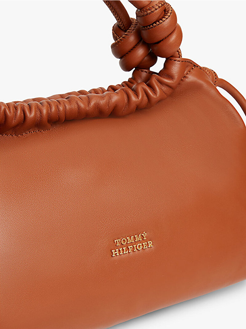 Kadın TH Soft Leather Çapraz Çanta Kahverengi AW0AW18369GB8