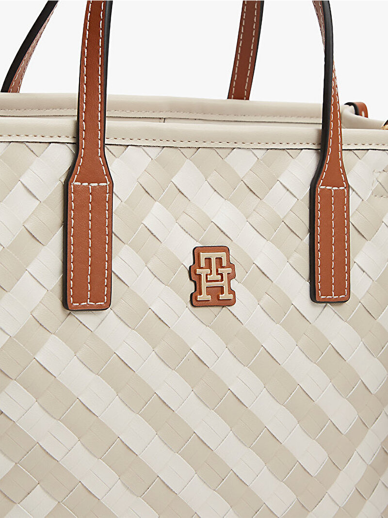 Kadın TH City Mini Tote Çanta Bej AW0AW183930F4