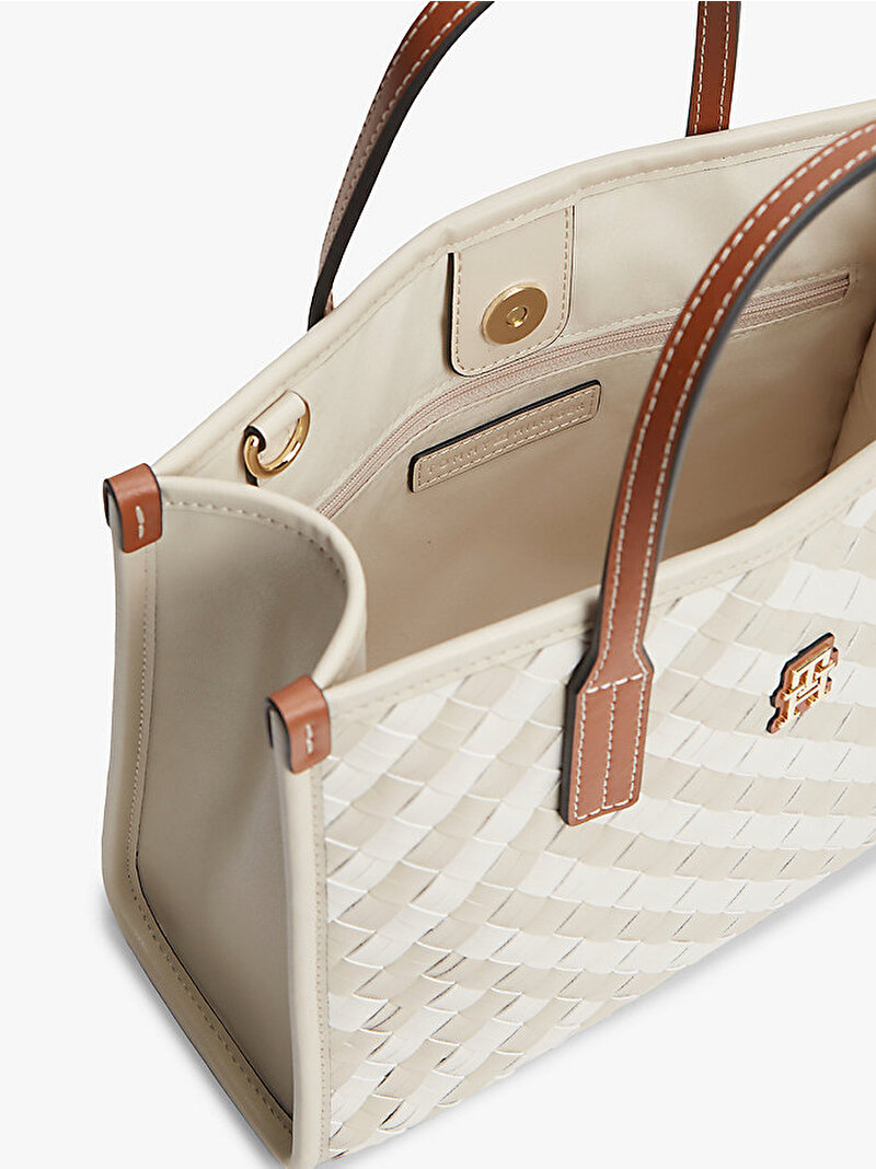 Kadın TH City Mini Tote Çanta Bej AW0AW183930F4