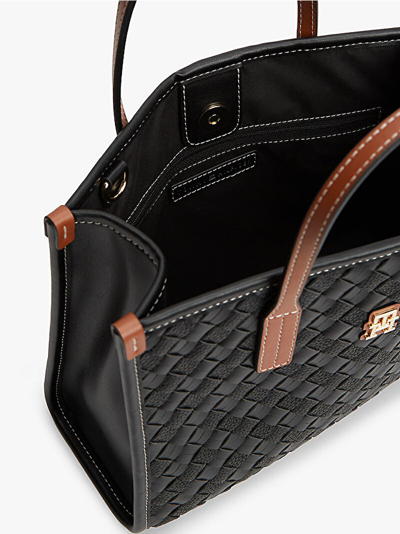 Kadın TH City Mini Tote Çanta Siyah AW0AW183930GJ
