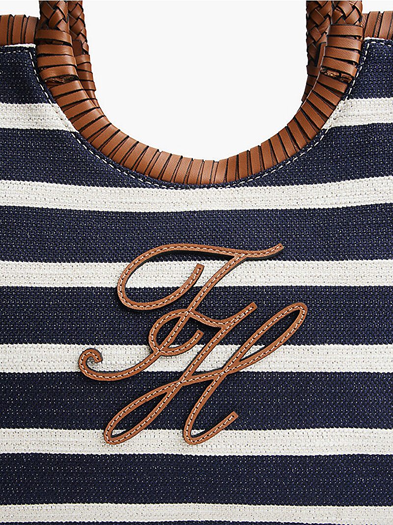Kadın TH Summer Tote Çanta Mavi AW0AW184000GY