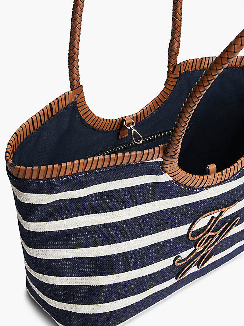 Kadın TH Summer Tote Çanta Mavi AW0AW184000GY