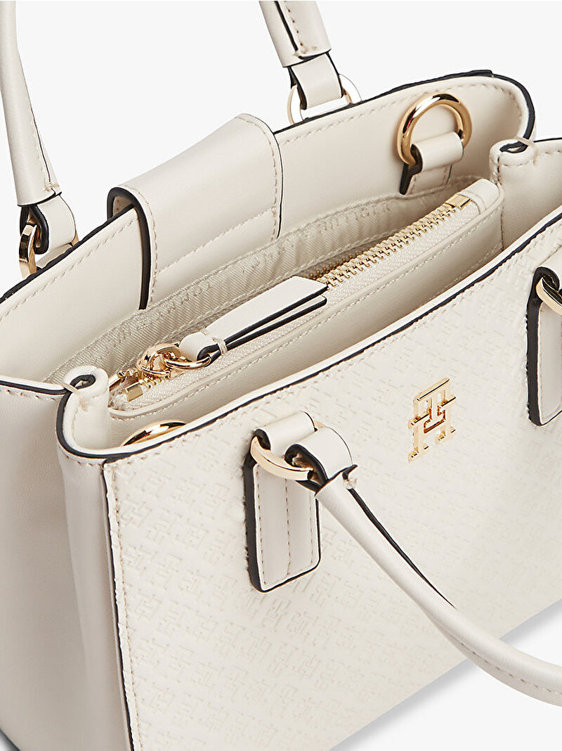Kadın TH Daily Mini Tote Çanta Bej AW0AW18416AEO