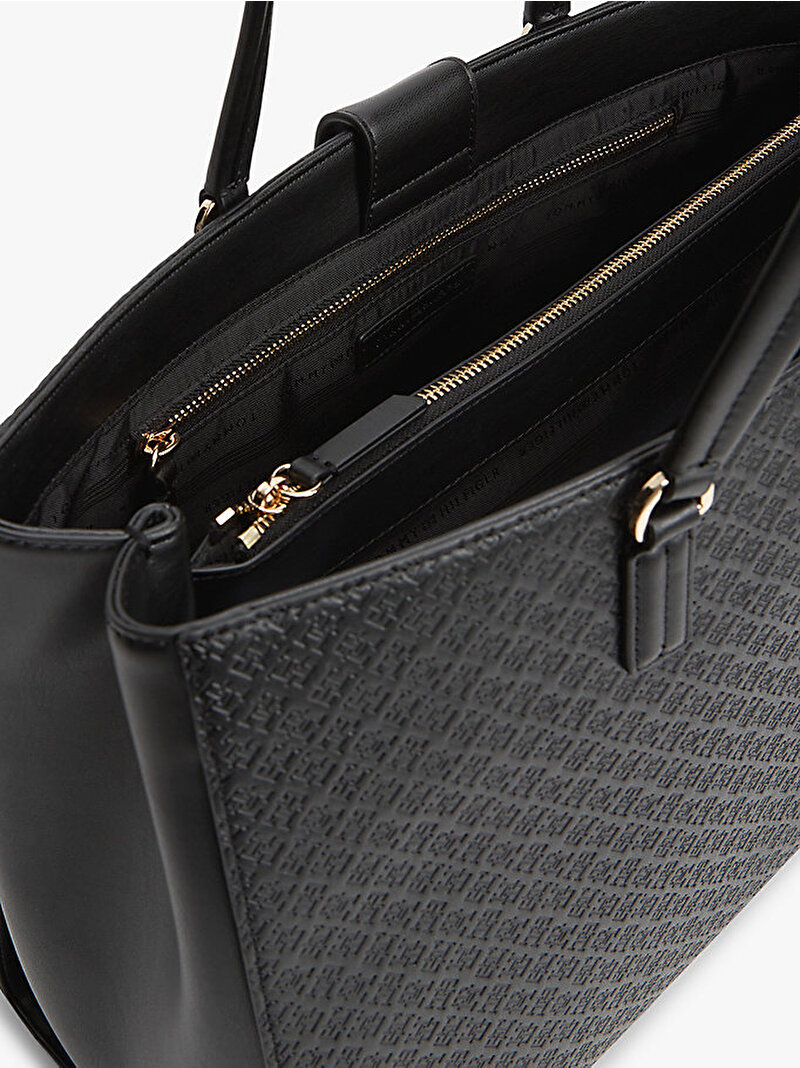 Kadın TH Daily Mono Tote Çanta Siyah AW0AW18417BDS