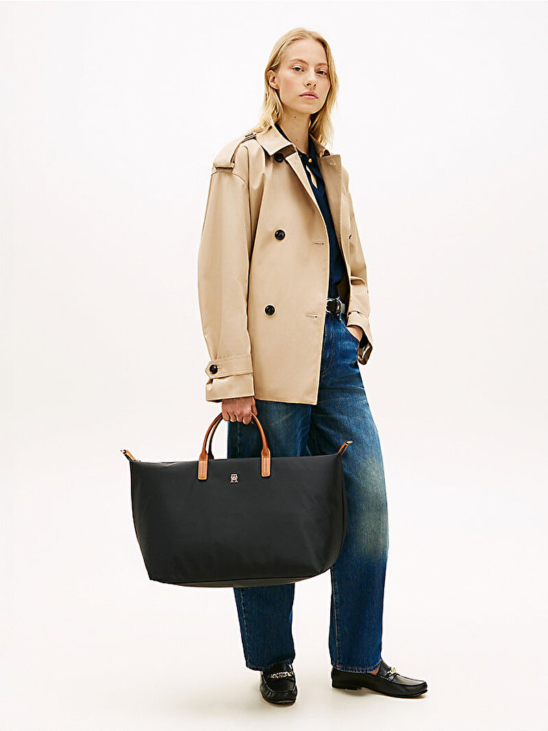 Kadın Popette Duffle Çanta Siyah AW0AW18425BDS