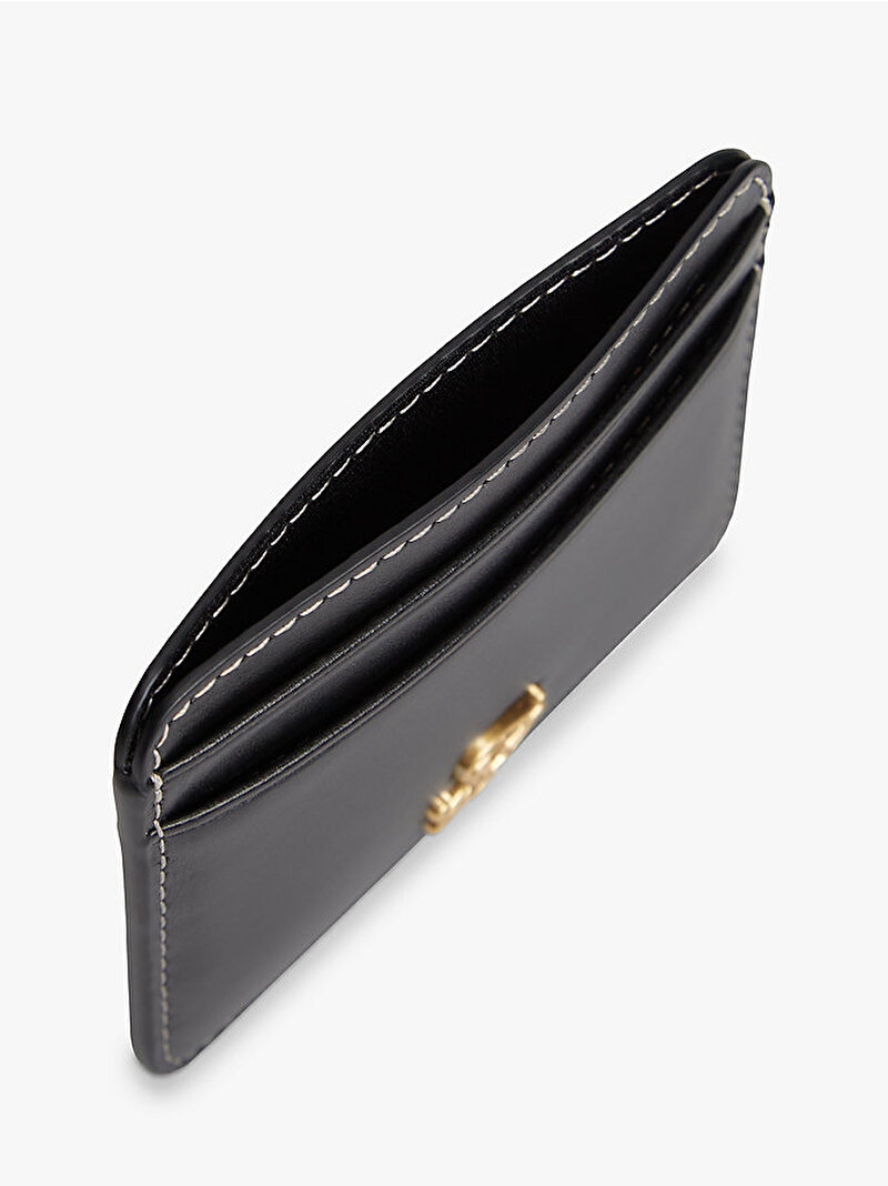 Kadın TH Leather Kartlık Siyah AW0AW18491BDS