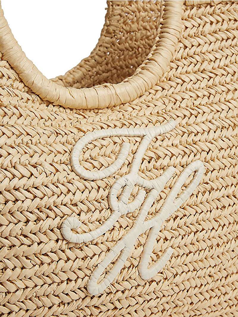 Kadın TH Elevated Summer Tote Çanta Bej AW0AW185360F4