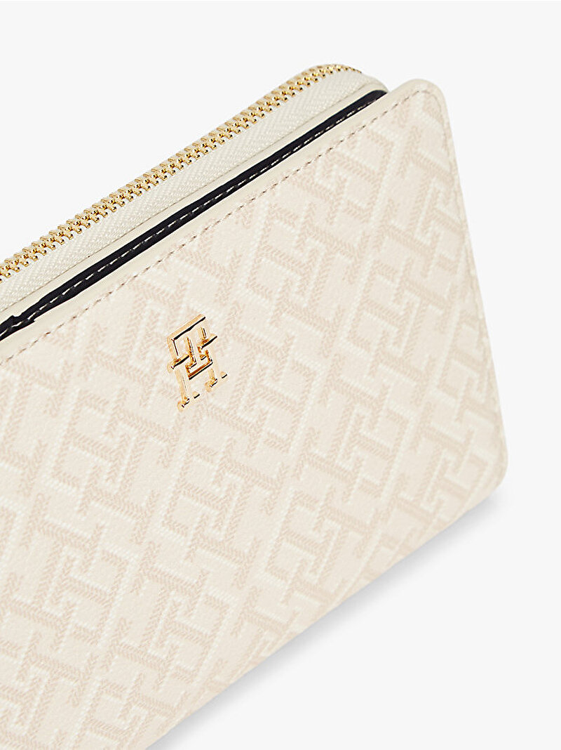 Kadın TH Icon Bifold Cüzdan Bej AW0AW185940F4