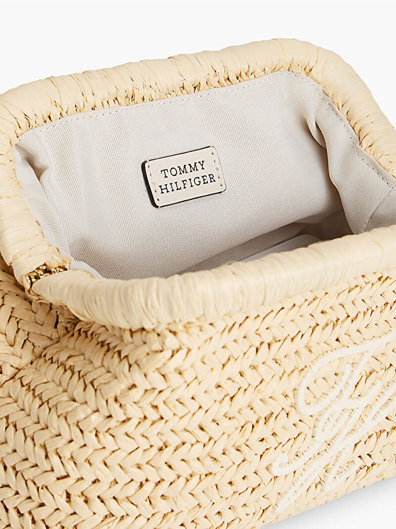Kadın TH Elevated Summer Clutch Çanta Bej AW0AW186270F4