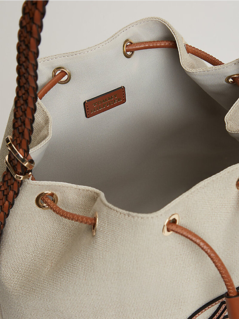 Kadın TH Elevated Summer Bucket Çanta Kahverengi AW0AW186310F4