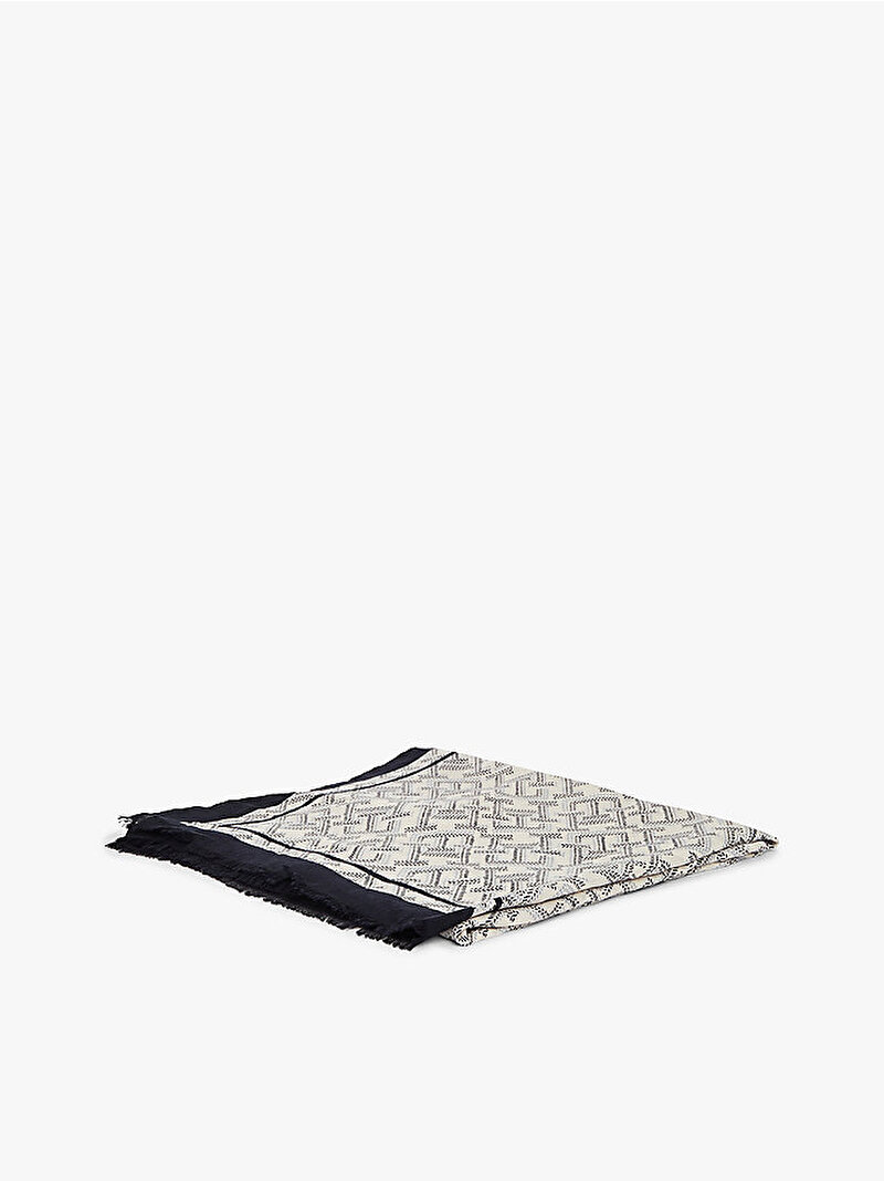 Kadın TH Monogram Atkı Lacivert AW0AW18687DW6