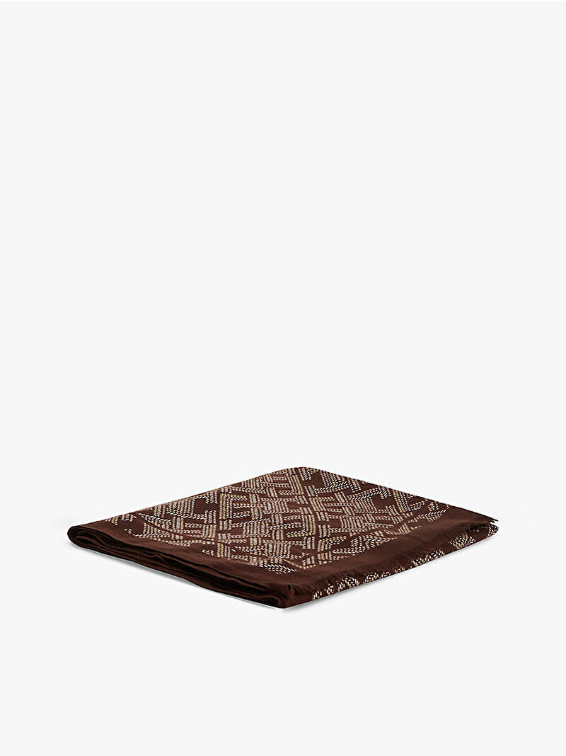 Kadın TH Monogram Atkı Kahverengi AW0AW18687GSZ