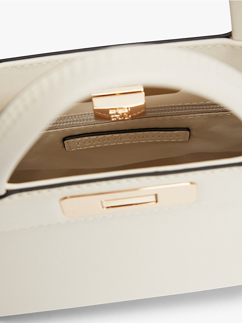 Kadın TH Modern Mini Satchel Çanta Bej AW0AW18726AEO