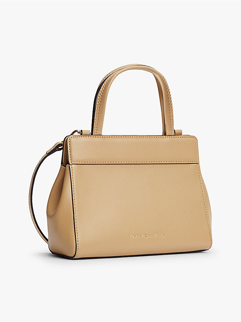 Kadın TH Modern Mini Satchel Çanta Bej AW0AW18726RBL