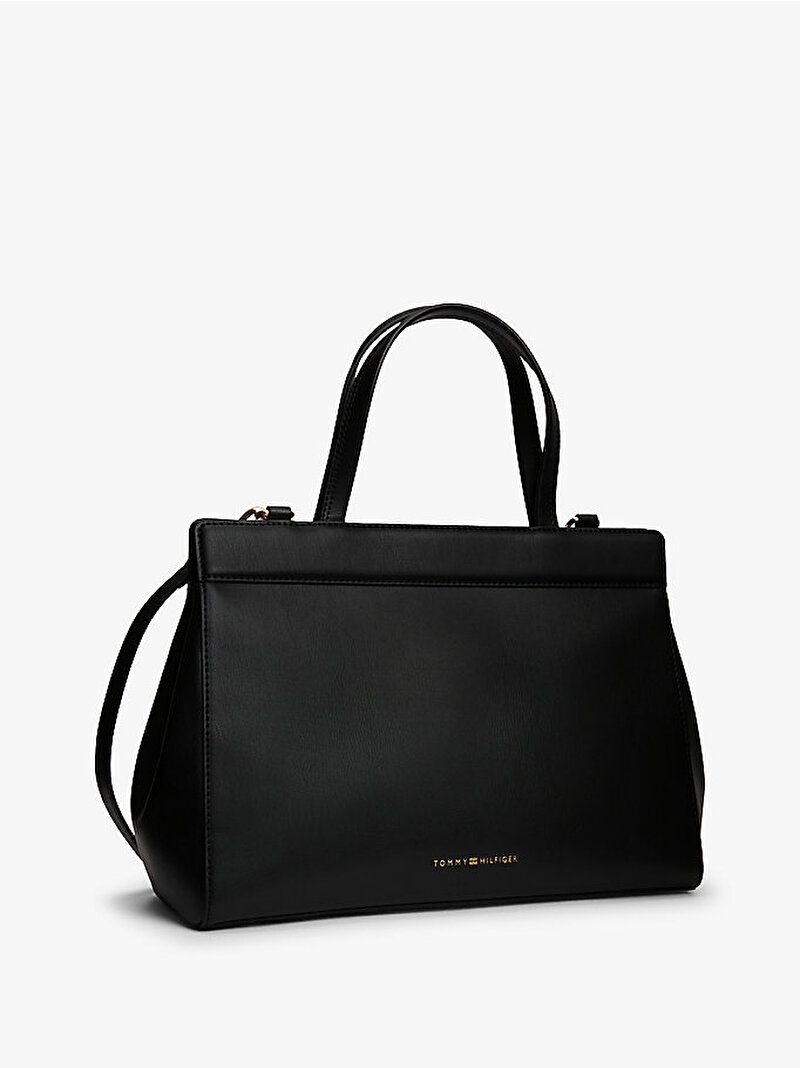 Kadın TH Modern Satchel Çanta Siyah AW0AW18729BDS