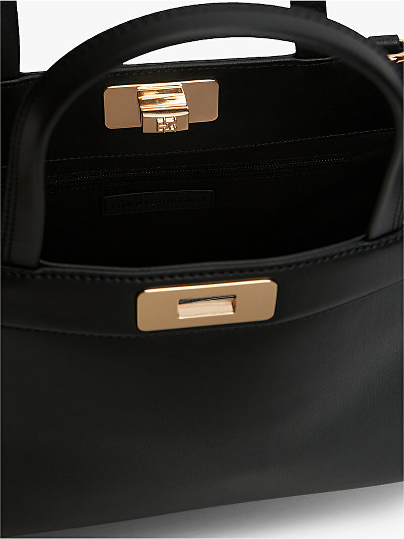 Kadın TH Modern Satchel Çanta Siyah AW0AW18729BDS