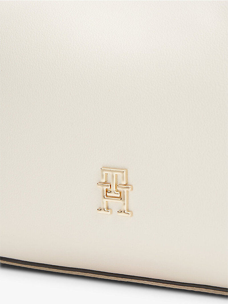 Kadın TH Logotape Mini Satchel Çanta Bej AW0AW18743AEO