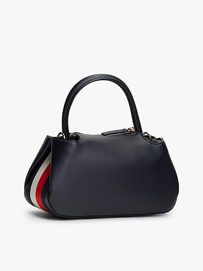 Kadın TH Logotape Mini Satchel Çanta Mavi AW0AW18743DW6