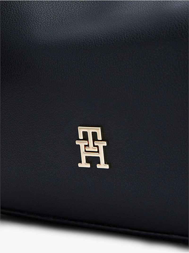 Kadın TH Logotape Mini Satchel Çanta Mavi AW0AW18743DW6