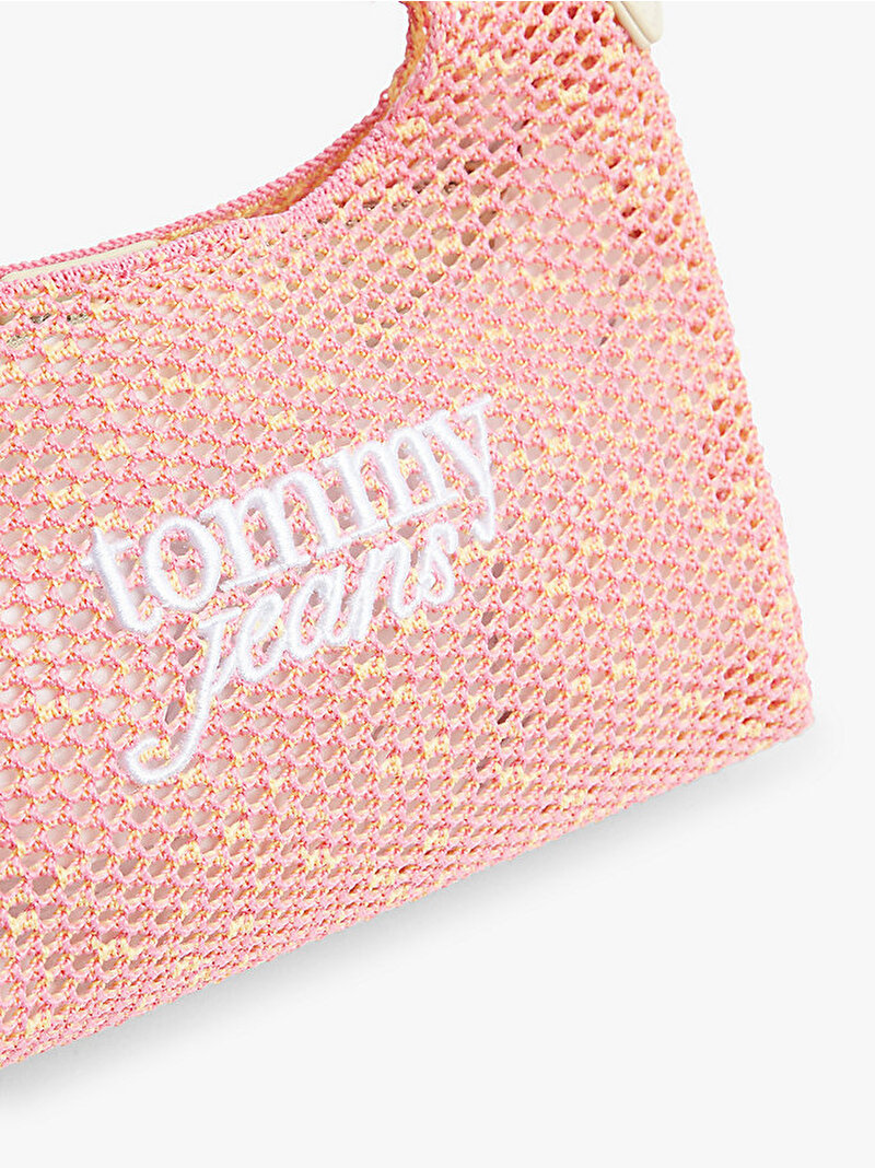Kadın TJW Summer Crochet Çapraz Çanta Pembe AW0AW18779TPO