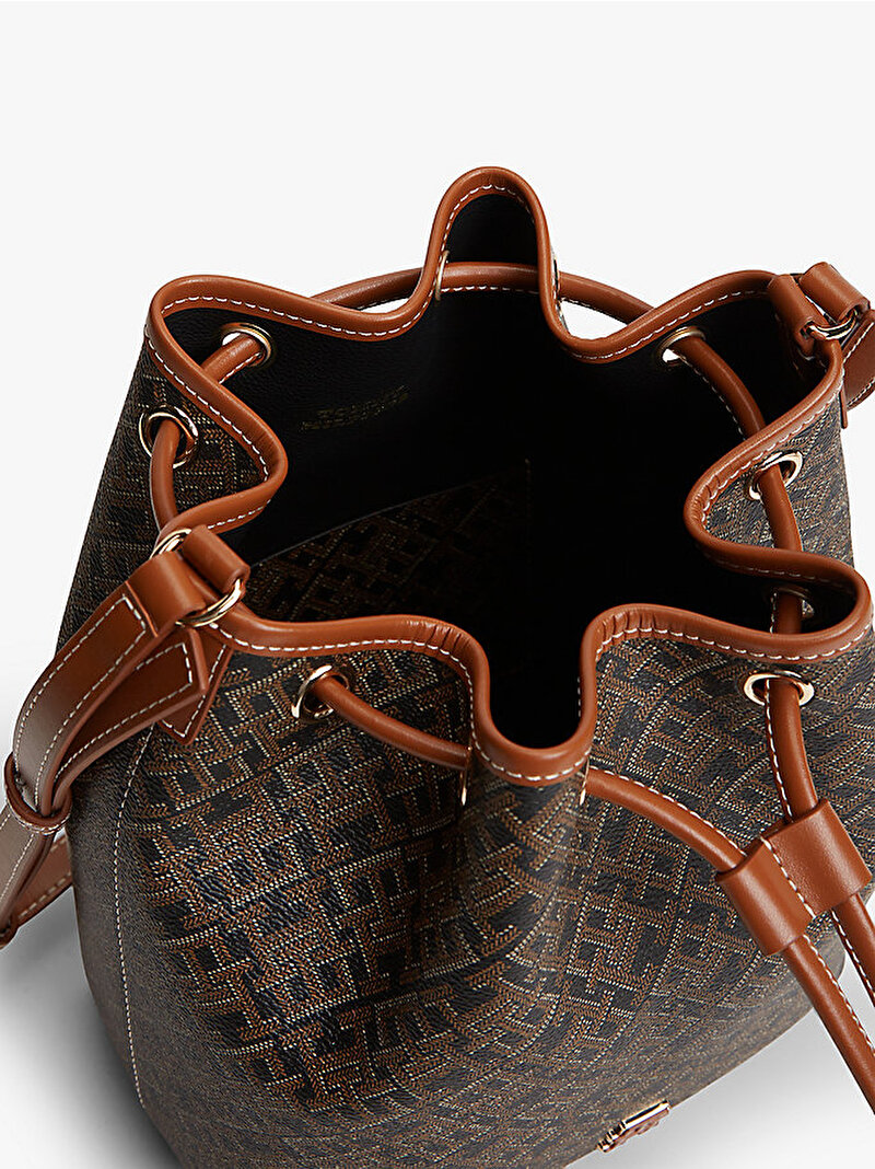 Kadın TH Monoplay Bucket Çanta Siyah AW0AW188470GJ